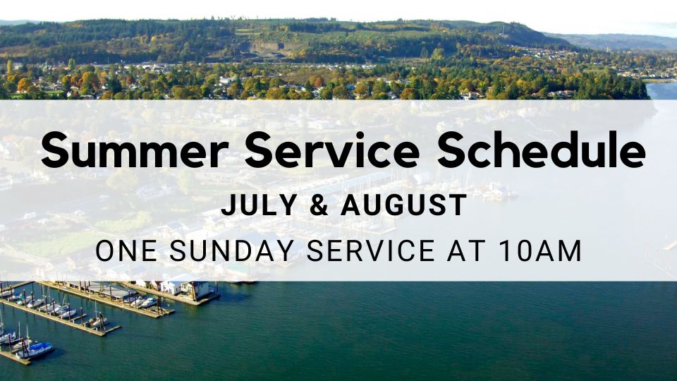 Summer Service Schedule